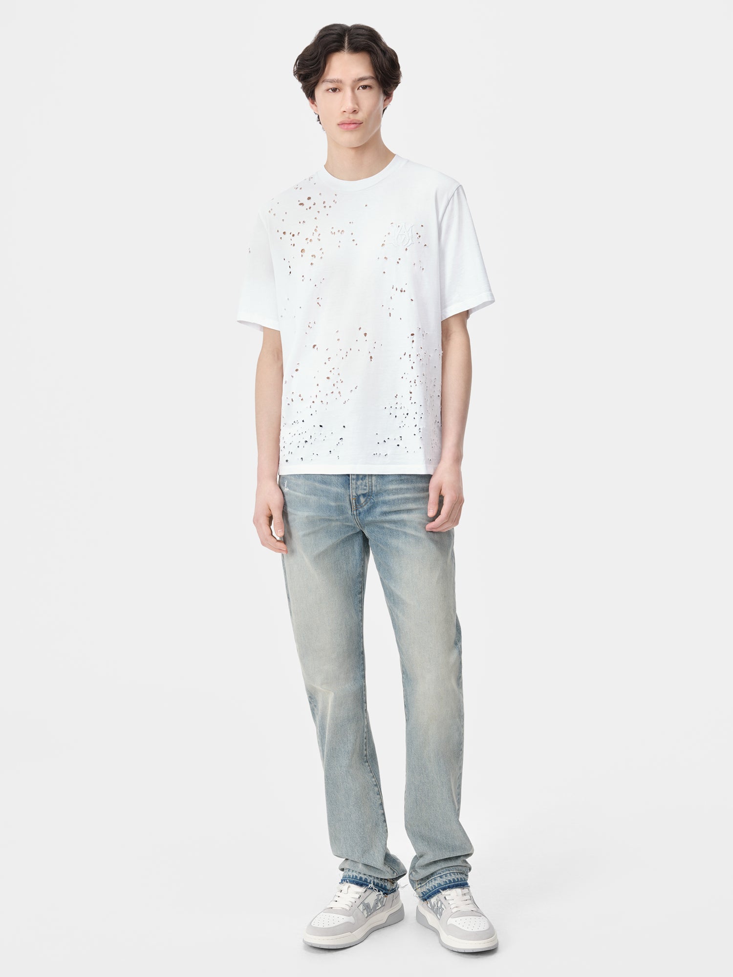 Product MA SHOTGUN EMBROIDERED TEE - White featured image