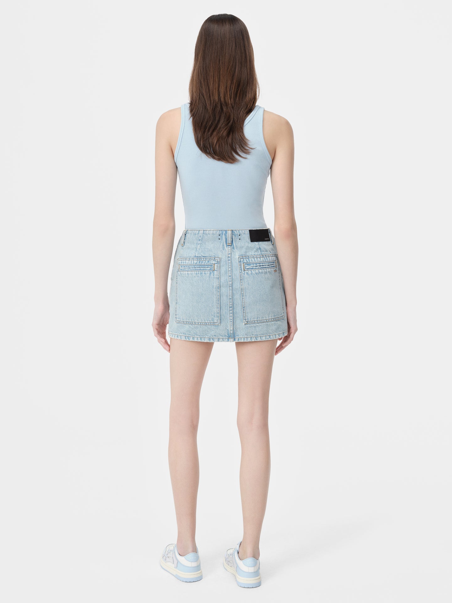 WOMEN - WOMEN'S CARGO SKIRT - Light Indigo