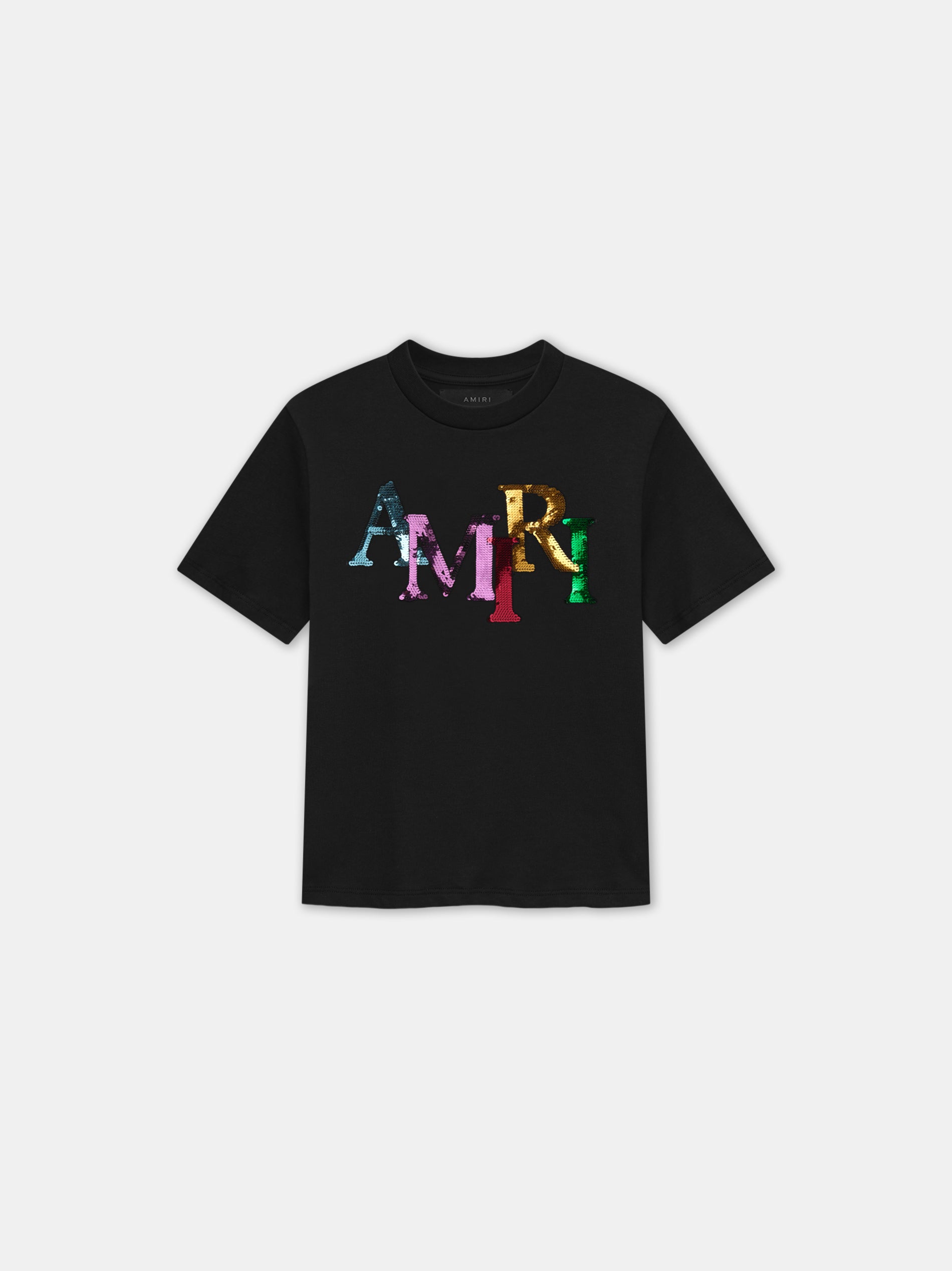 Product KIDS - KIDS' STAGGERED SEQUIN TEE - Black featured image