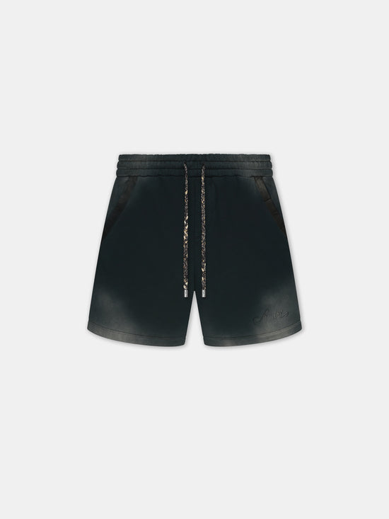 BLEACH BANDANA SHORT - Black - AMIRI