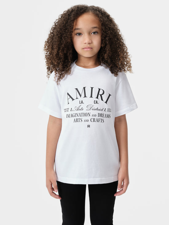 KIDS - KIDS' AMIRI ARTS DISTRICT TEE - White