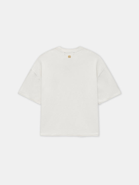 MA MUSIC NOTE OVERSIZED TEE - Alabaster