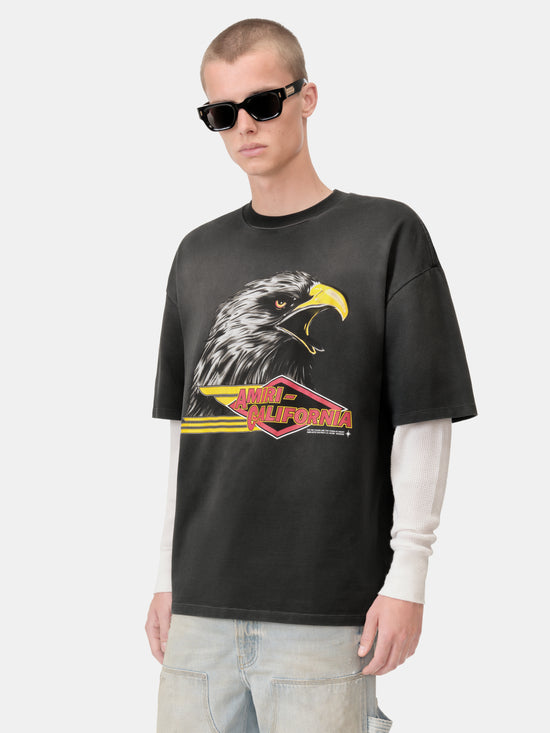 AMIRI EAGLE OVERSIZED TEE - Black - AMIRI