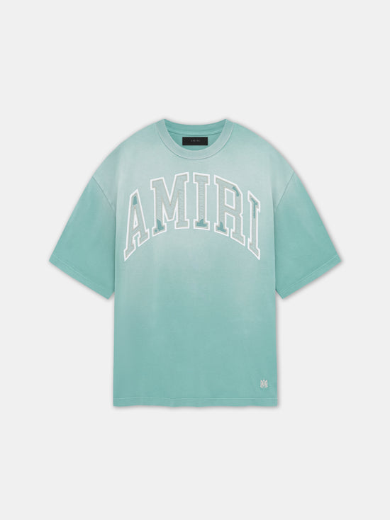 AMIRI VINTAGE OVERSIZED TEE - Sea Blue