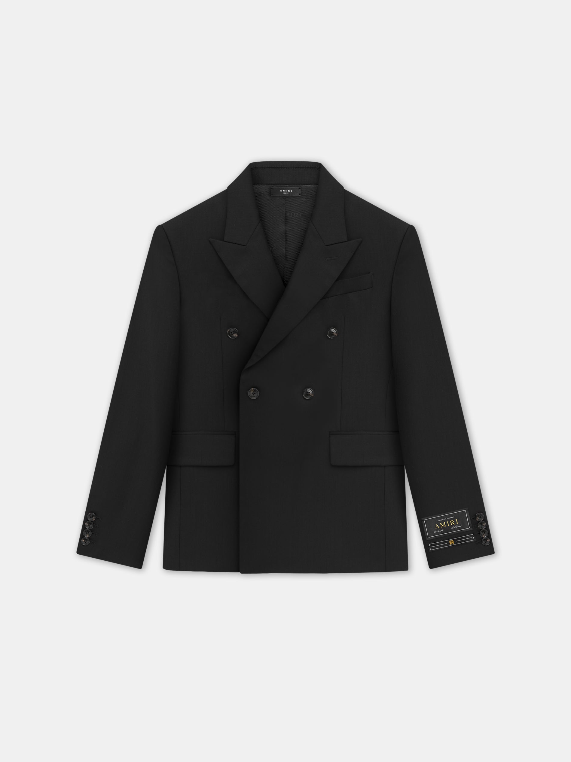 Product DOUBLE-BREASTED BLAZER - BLACK featured image