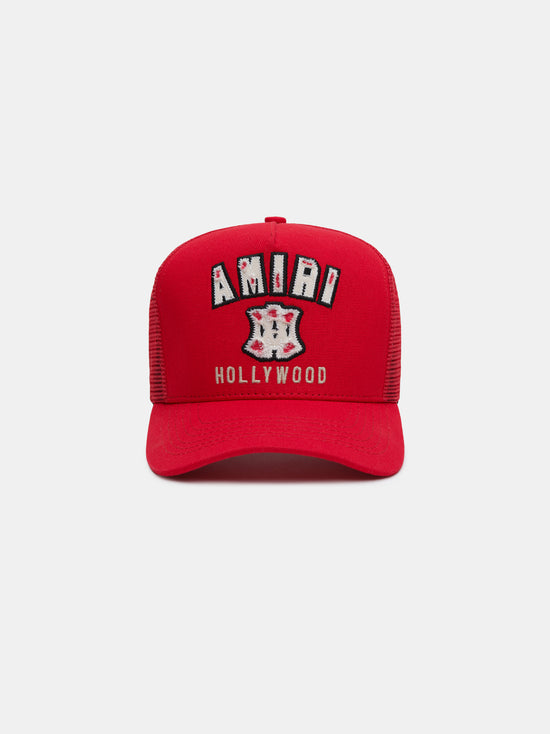 MA HOLLYWOOD TRUCKER HAT - Deep Red