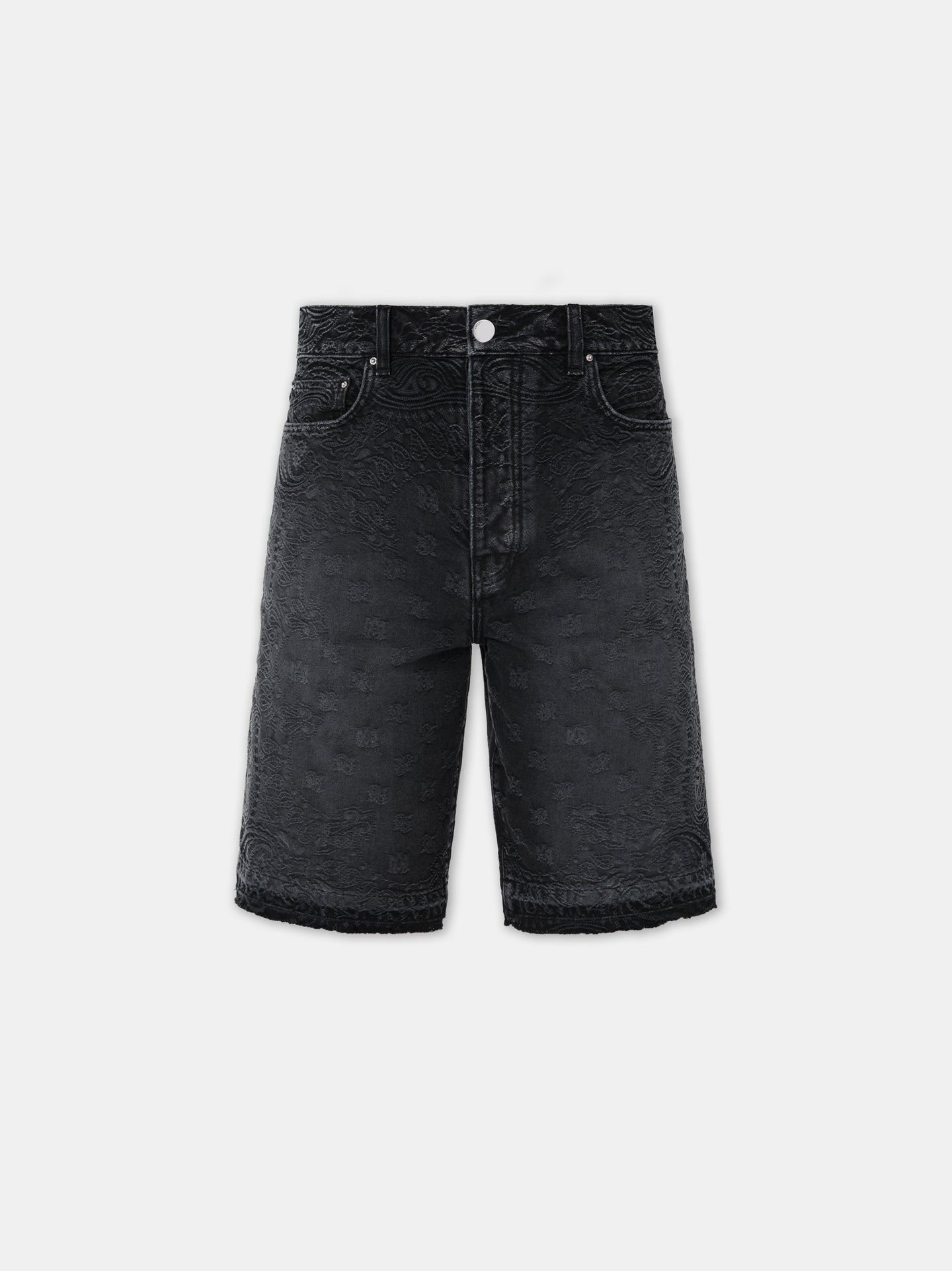 BANDANA JACQUARD SKATER SHORT - Vintage Black