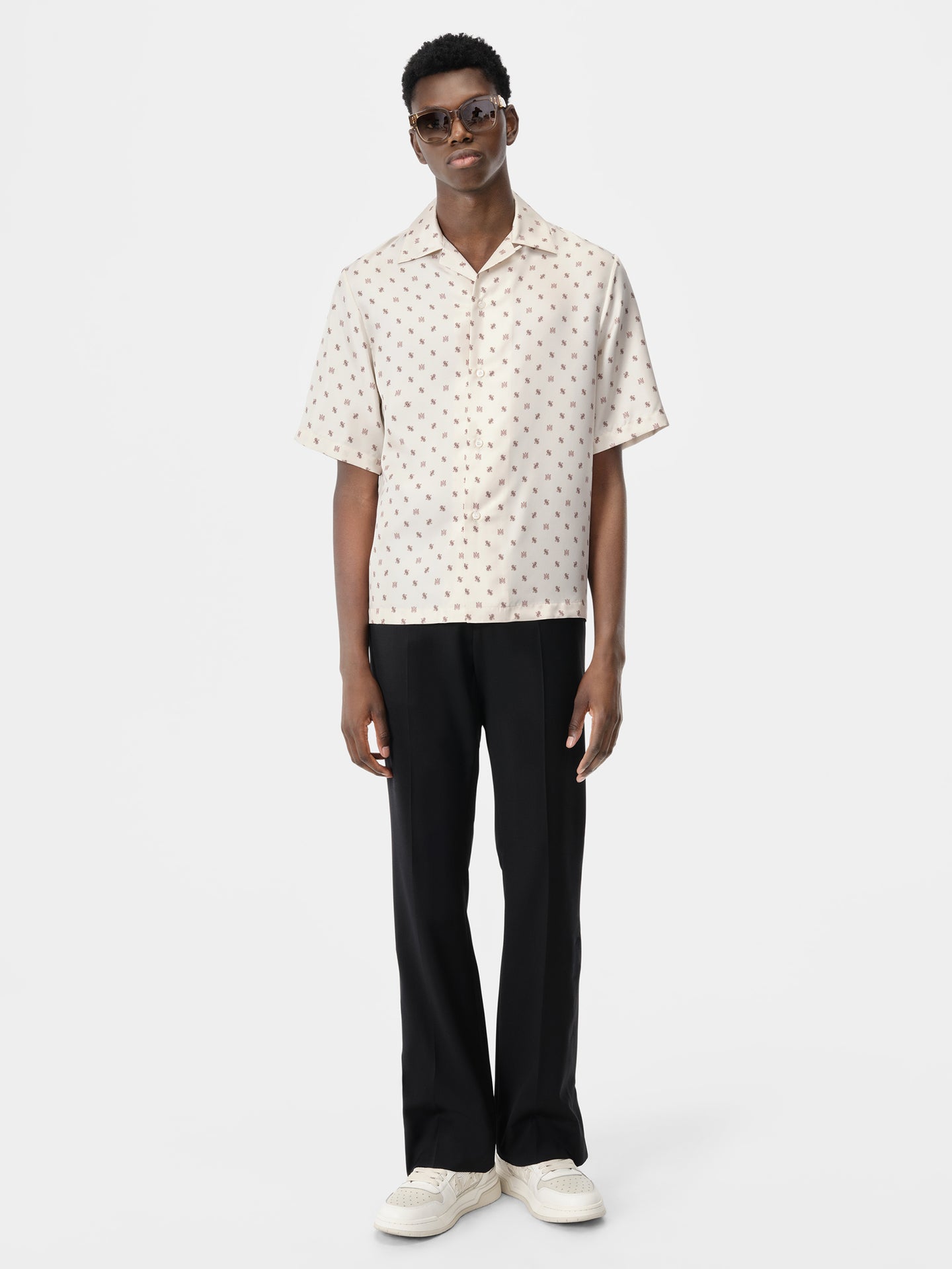 MA PAISLEY BOWLING SHIRT - Birch