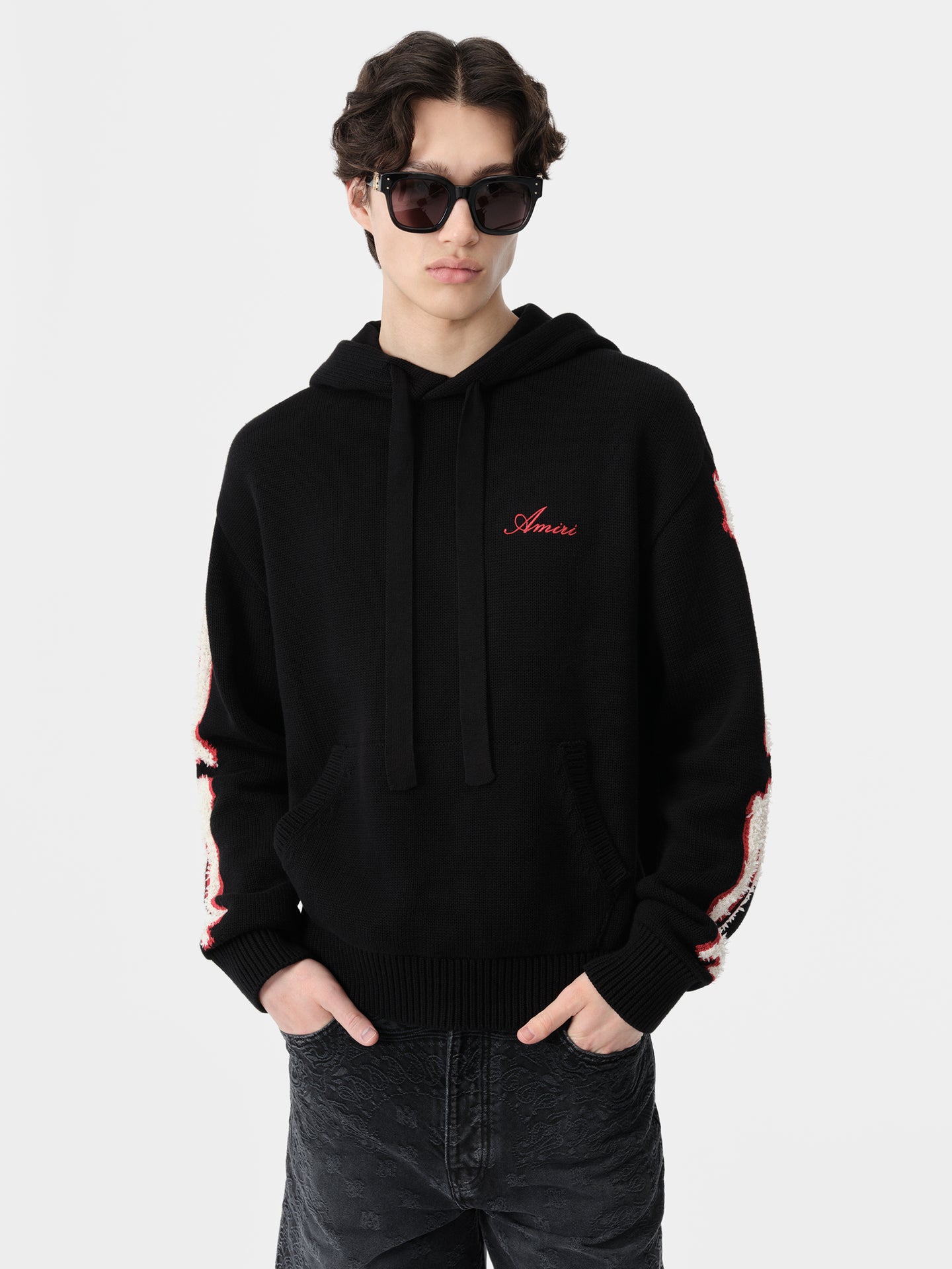 BONES HOODIE - Black