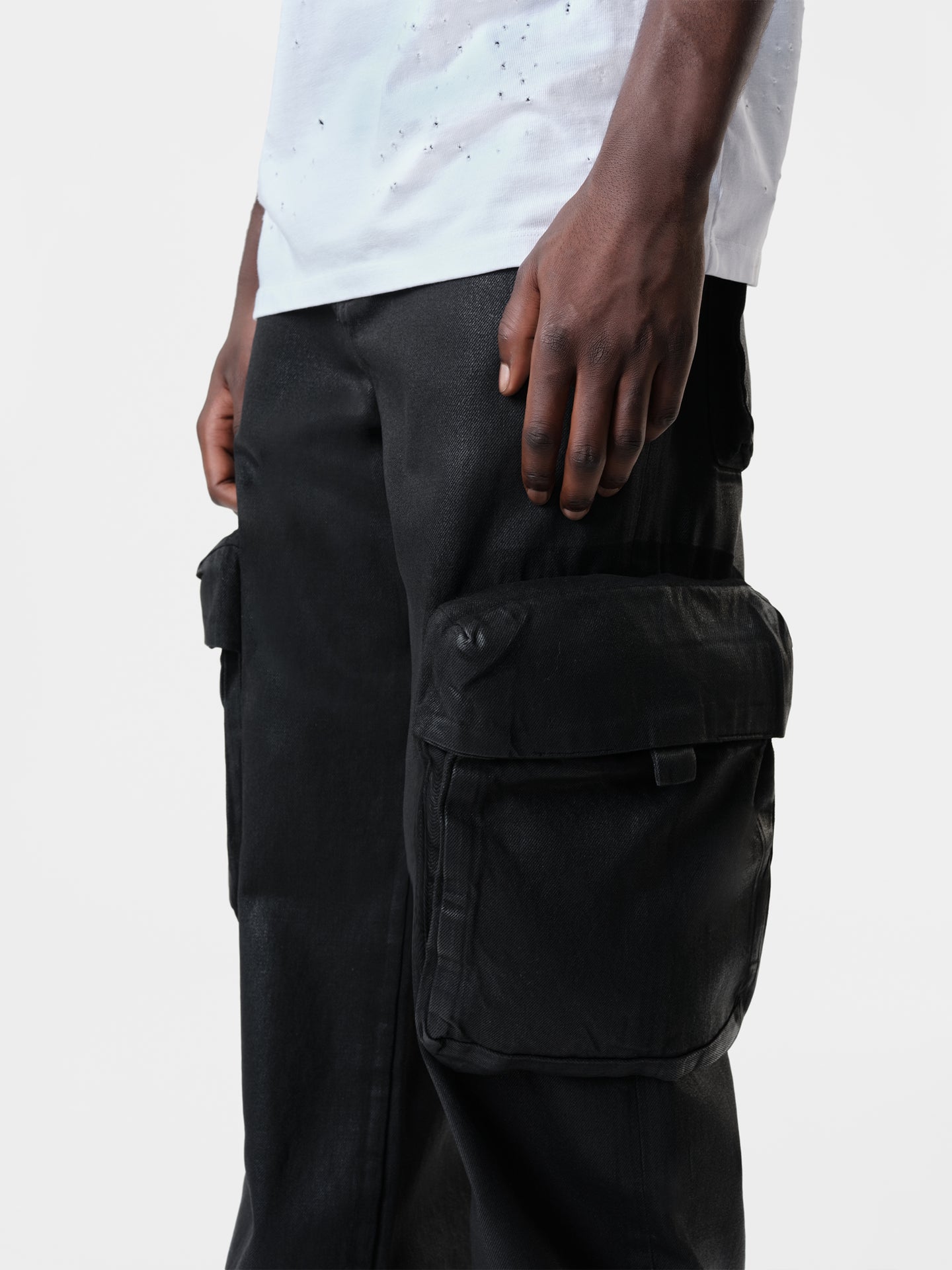 WAX M65 BAGGY CARGO - BlacK