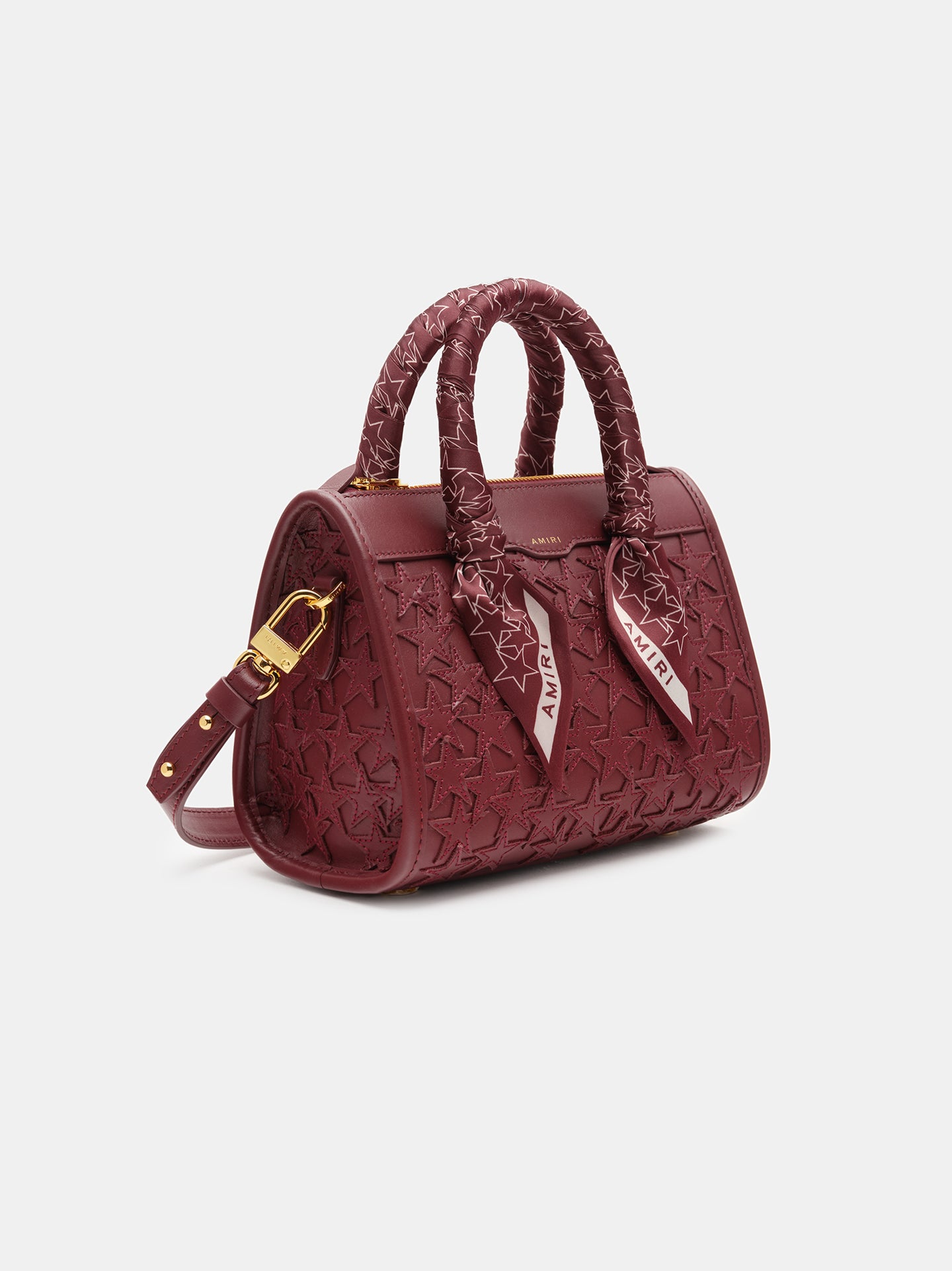 WOMEN - WOMEN'S STARS MICRO TRIANGLE BAG - Burgundy