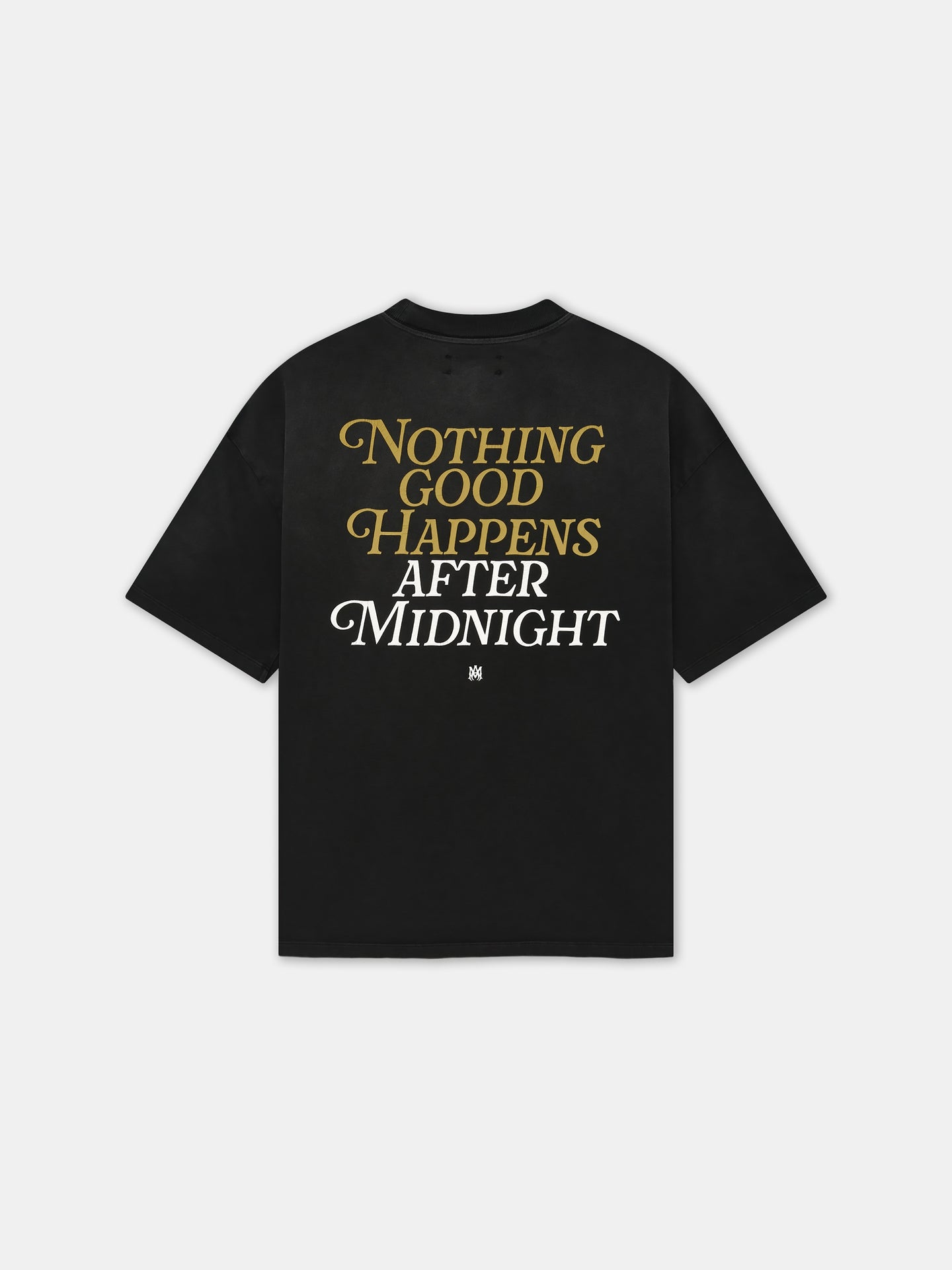 AMIRI NIGHTS OVERSIZED TEE - Black