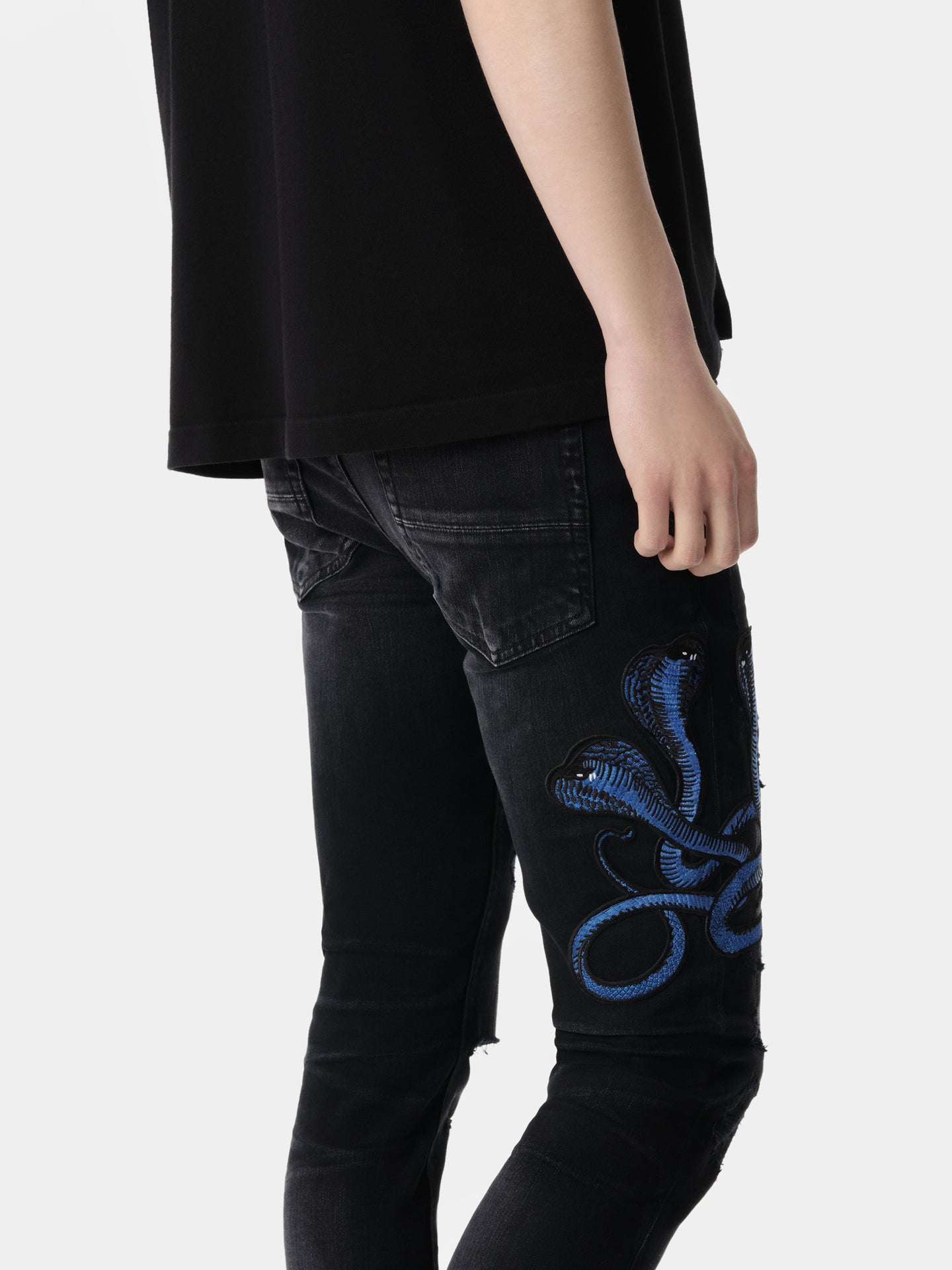 BLUE POISON ARCHIVAL JEAN - Aged Black