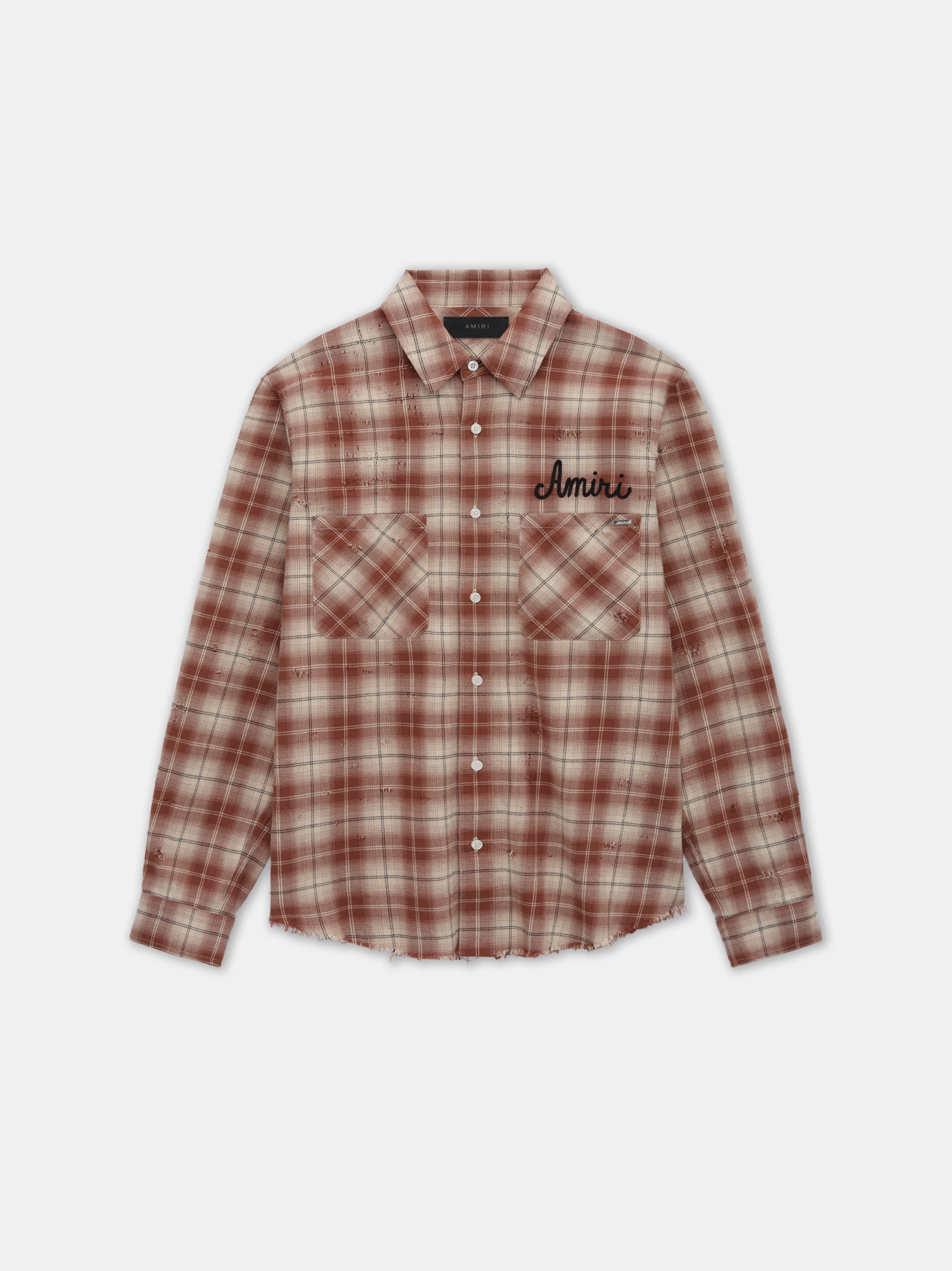 Product AMIRI SHOTGUN FLANNEL - Chocolate featured image