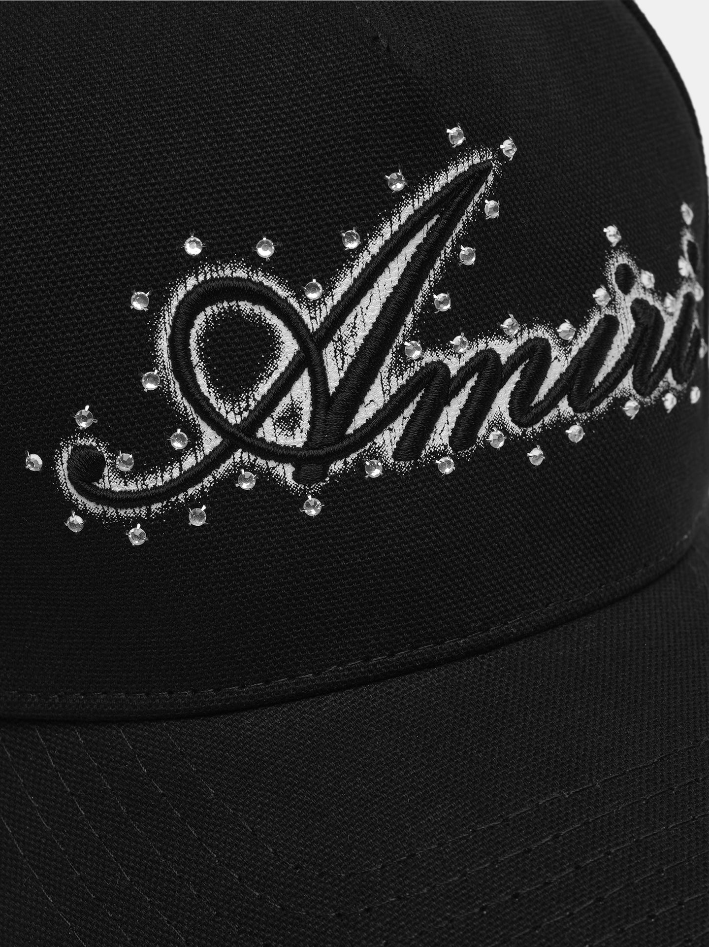 AMIRI CRYSTAL HAT - Black