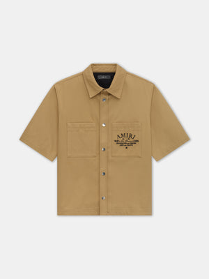 AMIRI ARTS DISTRICT CAMP SHIRT - SEPIA TINT - AMIRI