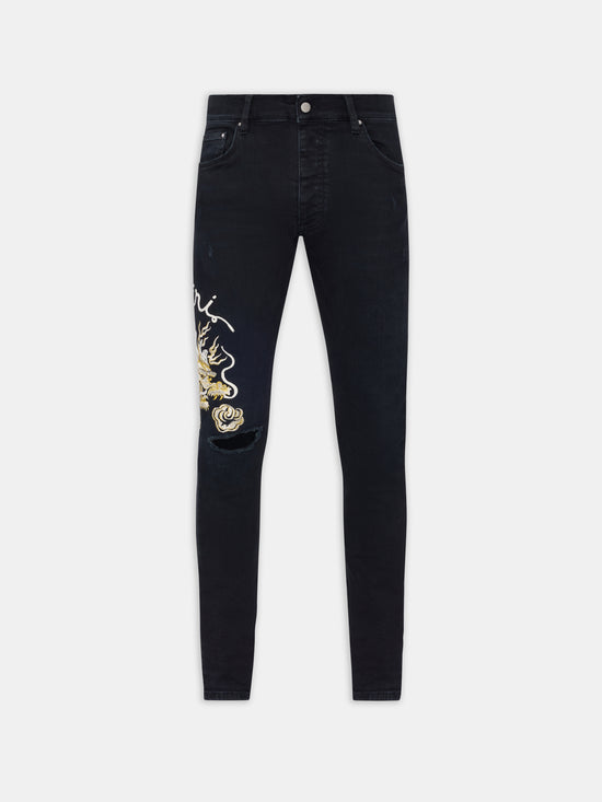 AMIRI DRAGON REPAIR SLIM JEAN - DUSK BLACK - AMIRI