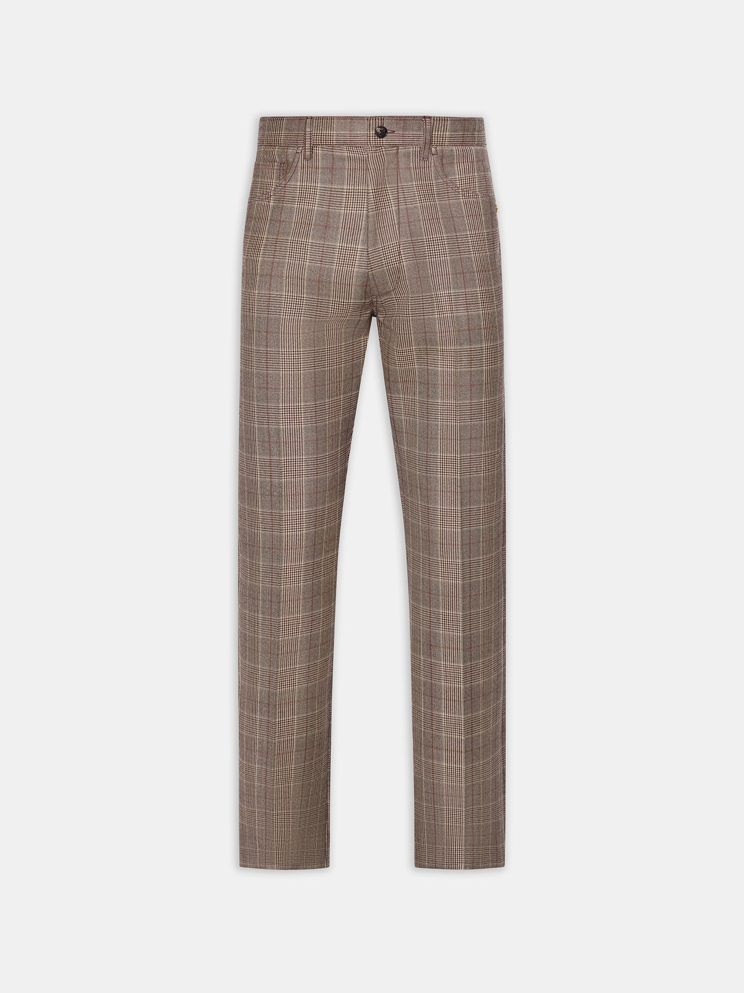 Product CHECK BOOT CUT PANT - MALT featured image