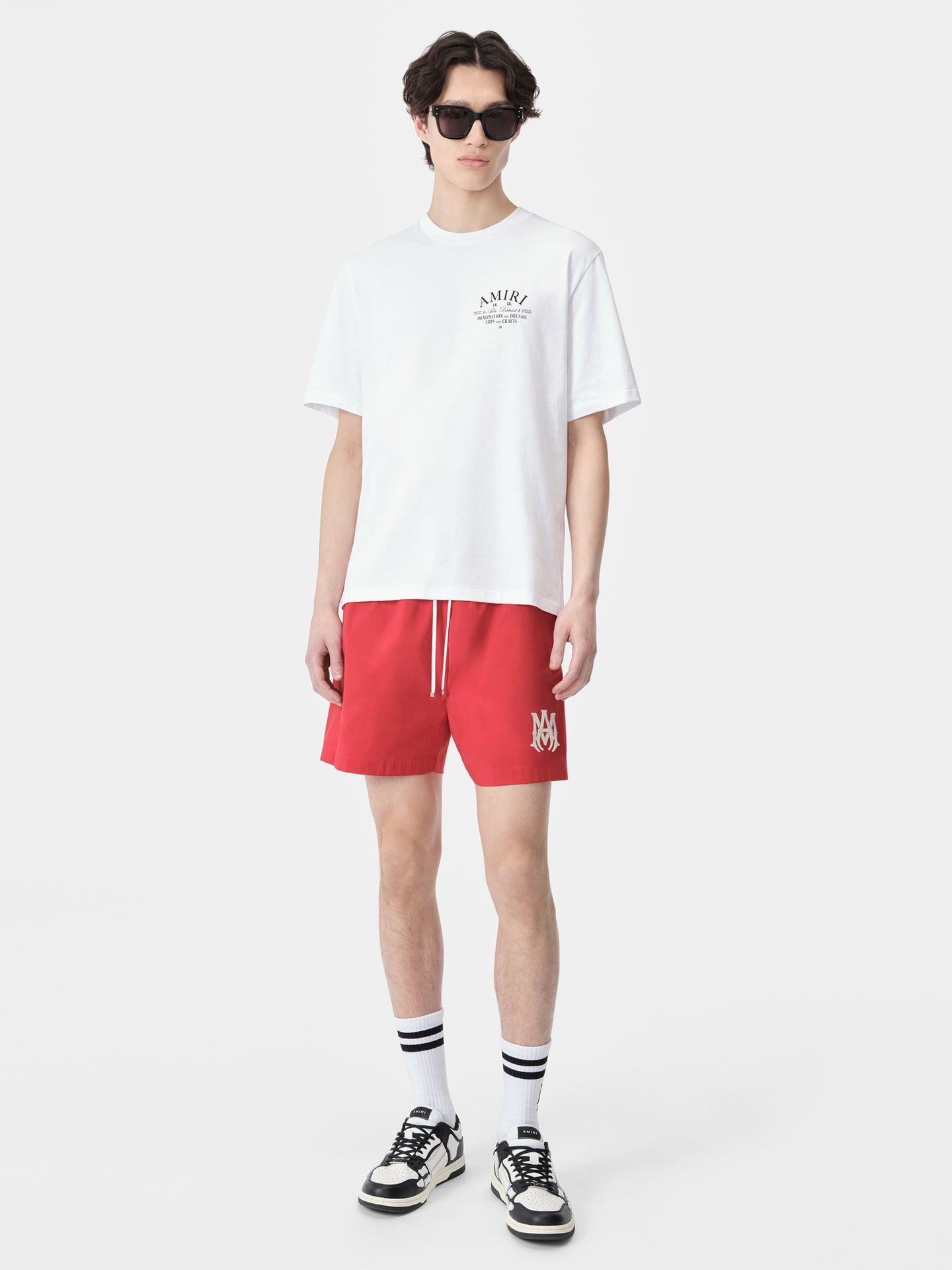 MA CORE LOGO SWIM TRUNK - Red - AMIRI