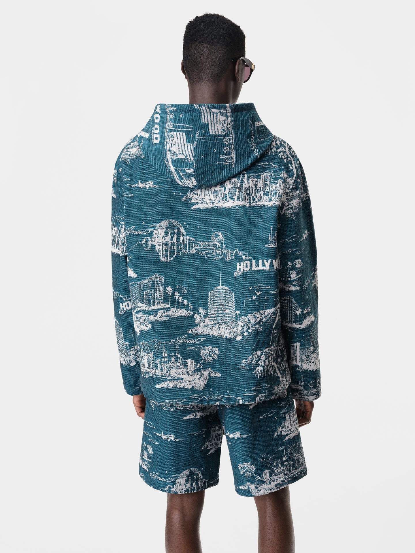 LA LANDMARK TAPESTRY HOODIE - Deep Teal