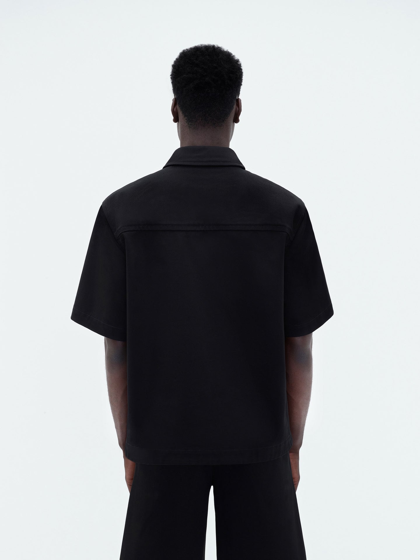 AMIRI ARTS DISTRICT CAMP SHIRT - BLACK - AMIRI