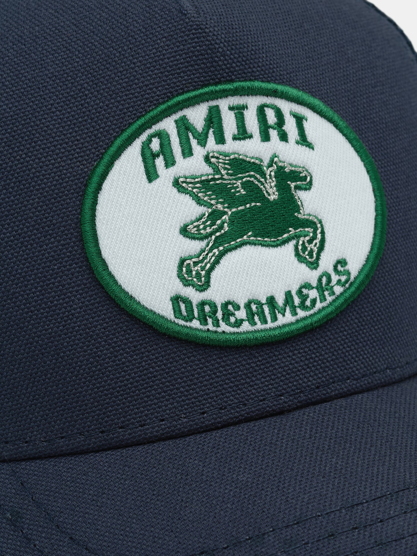 KIDS - KIDS' AMIRI DREAMERS PATCH TRUCKER HAT - Midnight Blue - AMIRI