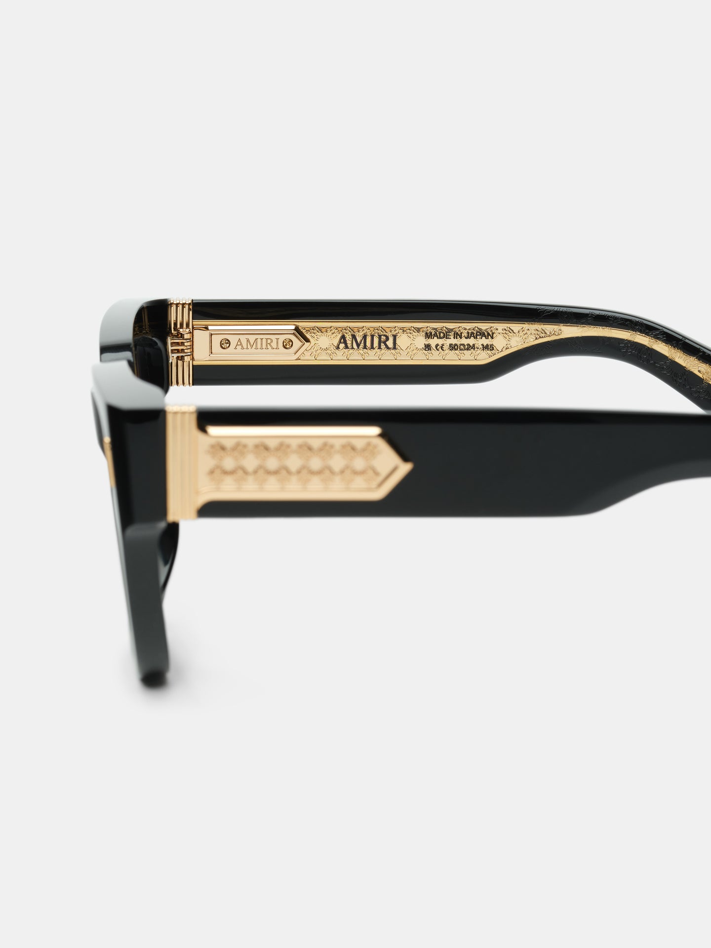 MULHOLLAND SUNGLASSES - Black Gold - AMIRI