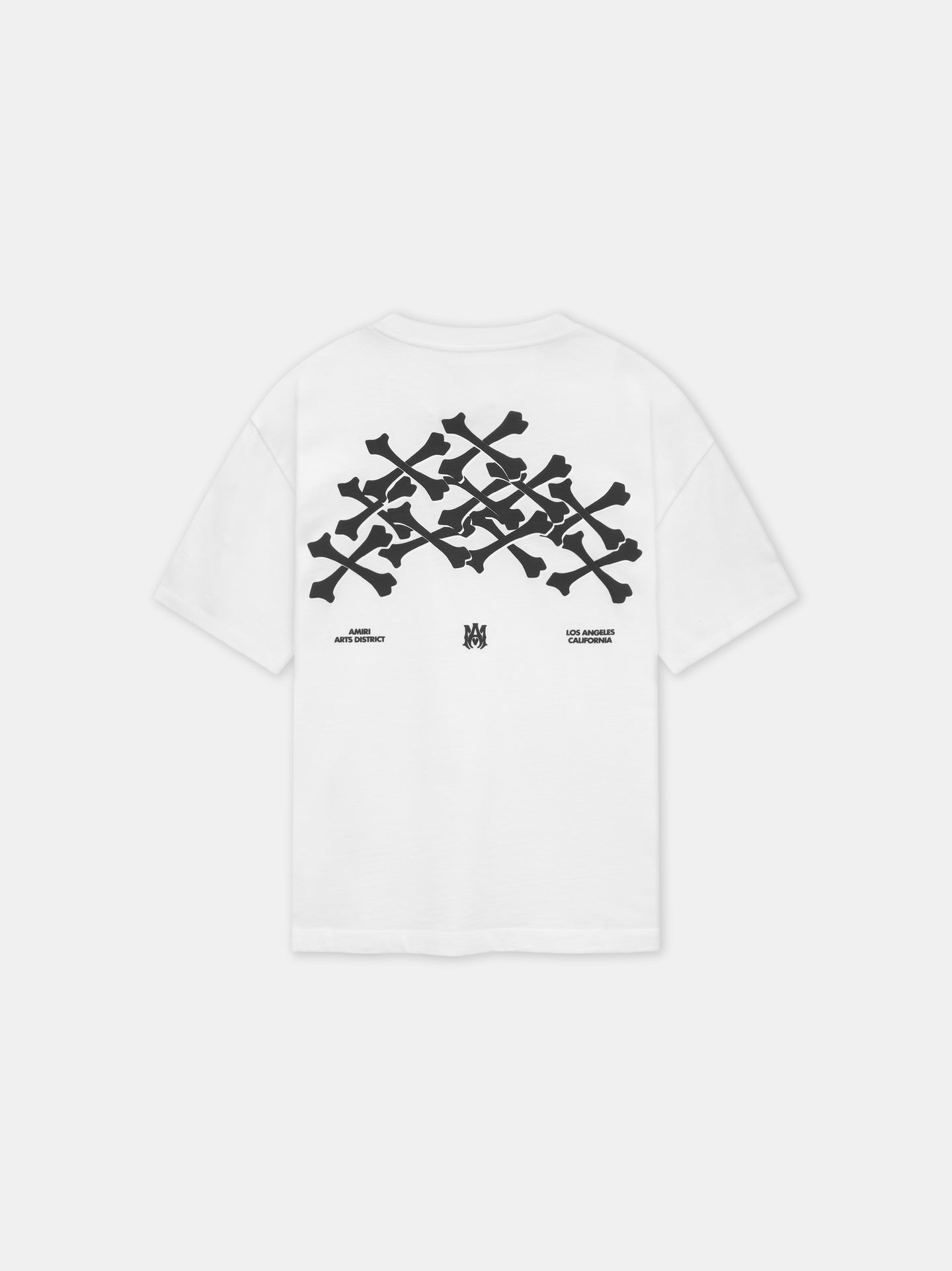 BONES STACKED TEE - White