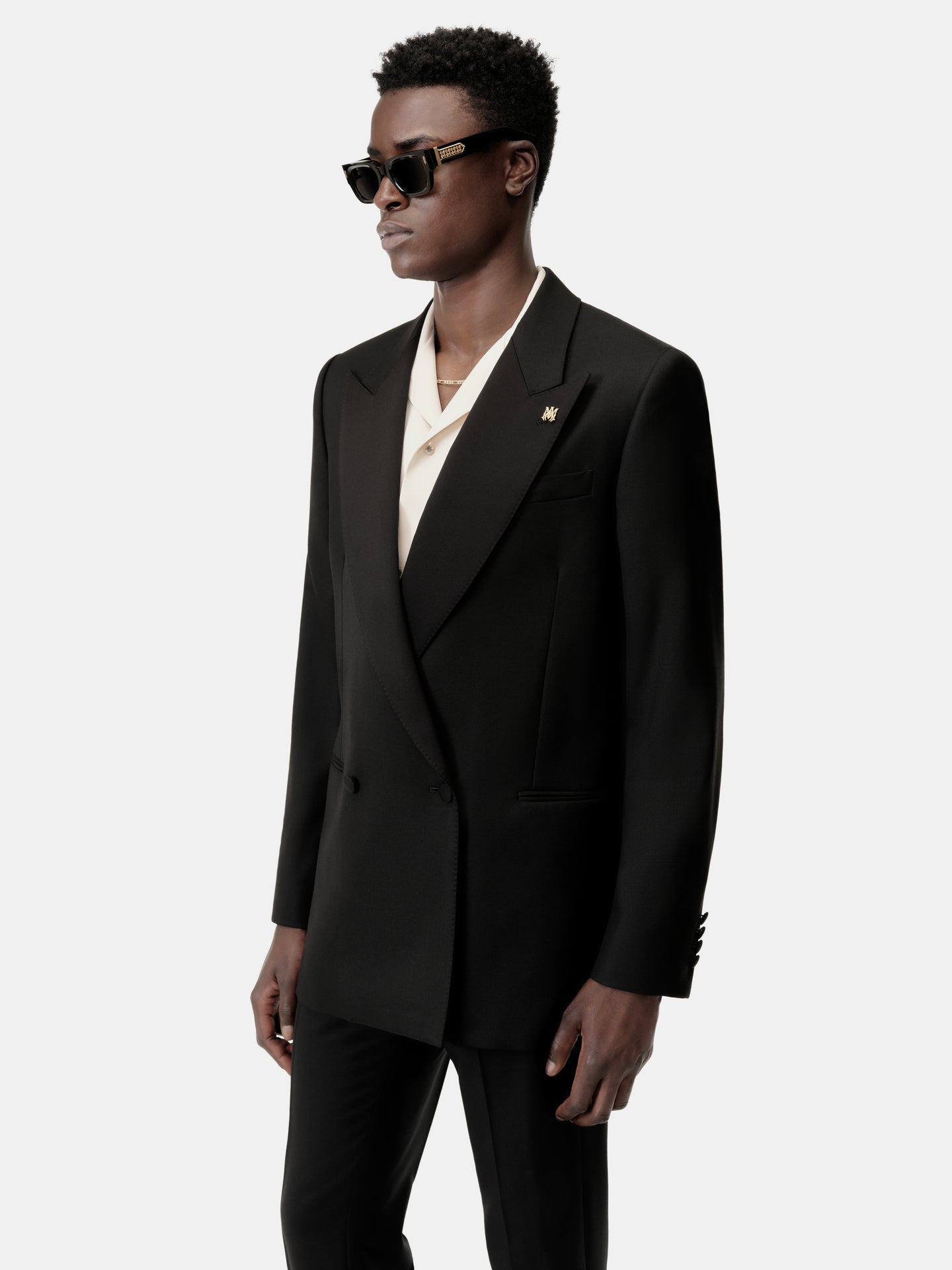 MA DOUBLE-BREASTED BLAZER - Black - AMIRI