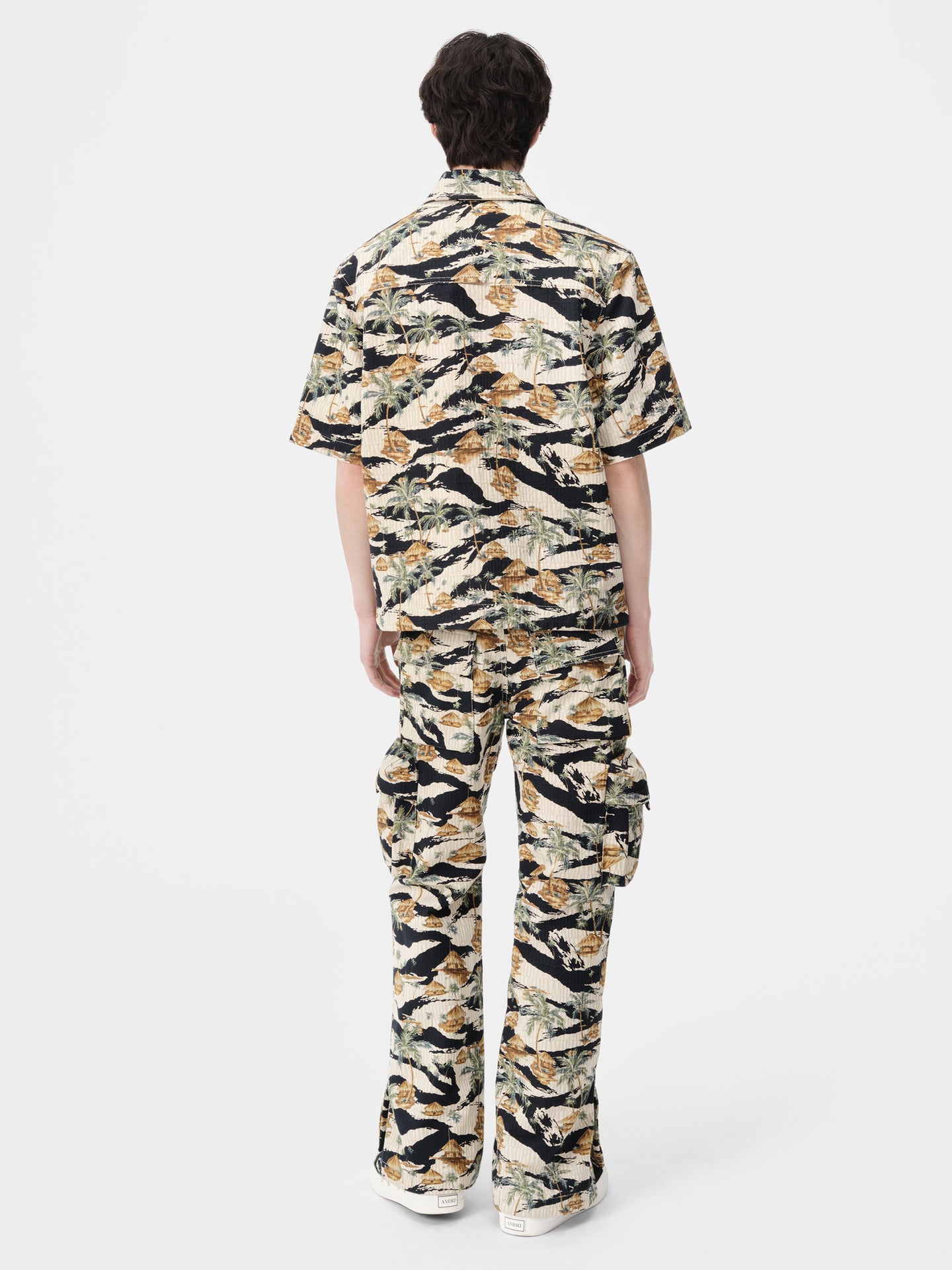 AMIRI REPEAT PALM BAGGY M65 CARGO - Mojave Desert