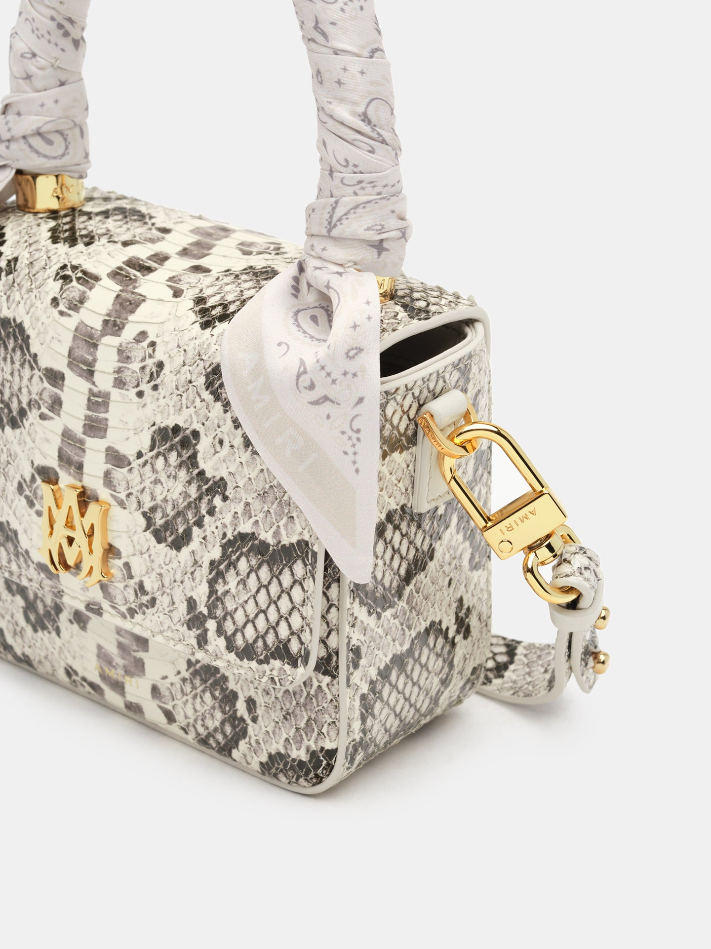 WOMEN - WOMEN'S SNAKE MICRO MA BAG - Alabaster