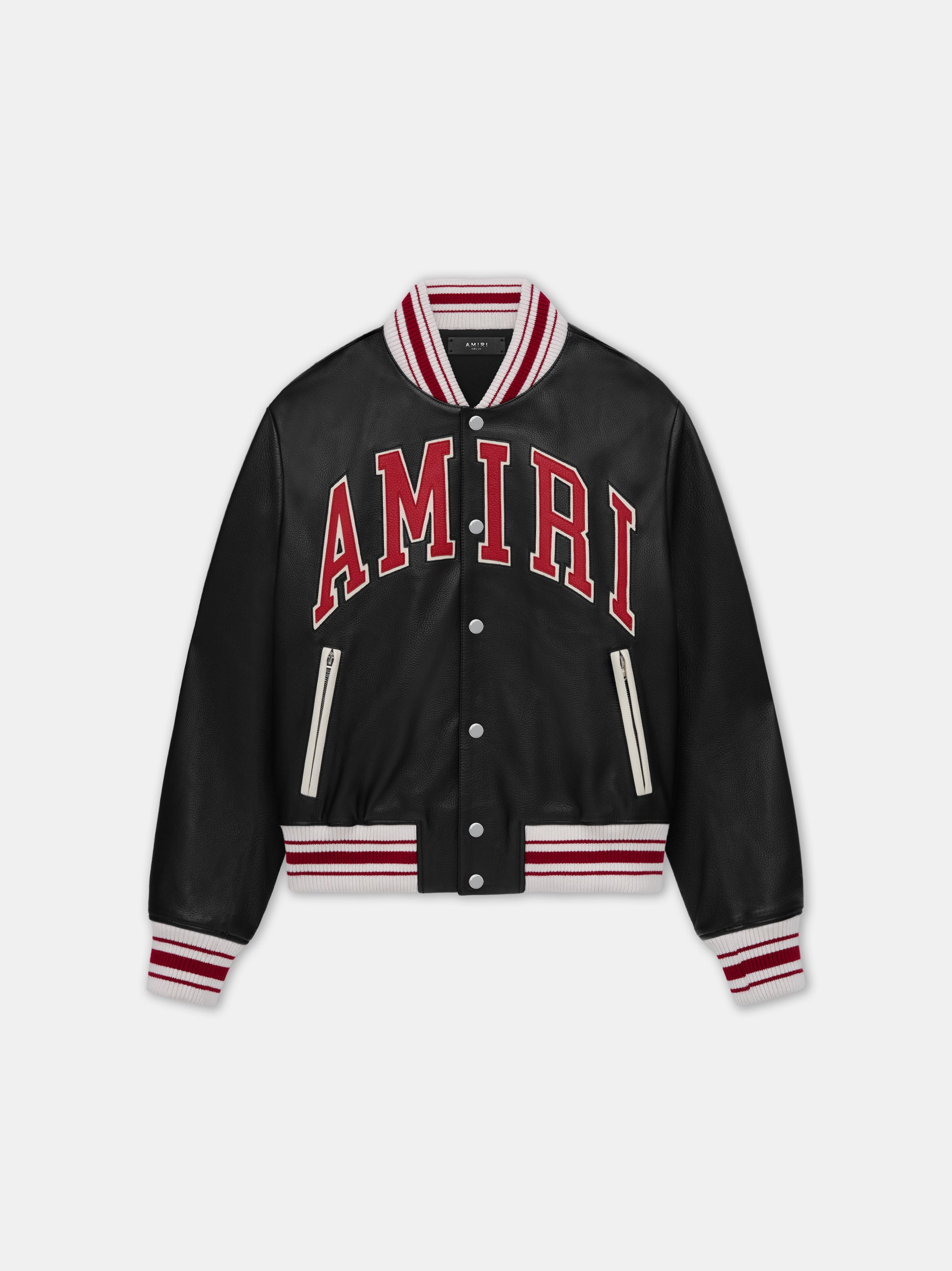 Product AMIRI LEATHER BOMBER - Black featured image