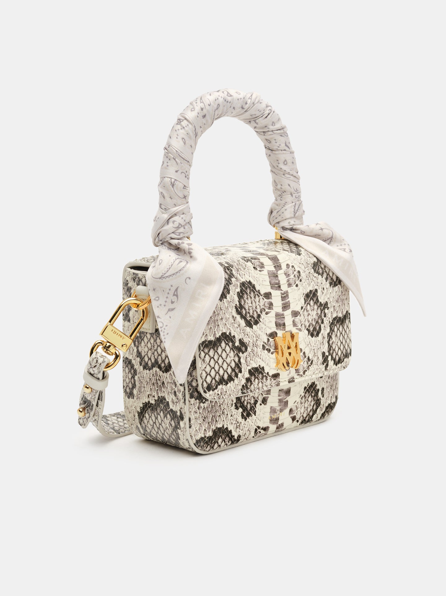 WOMEN - WOMEN'S SNAKE MICRO MA BAG - Alabaster