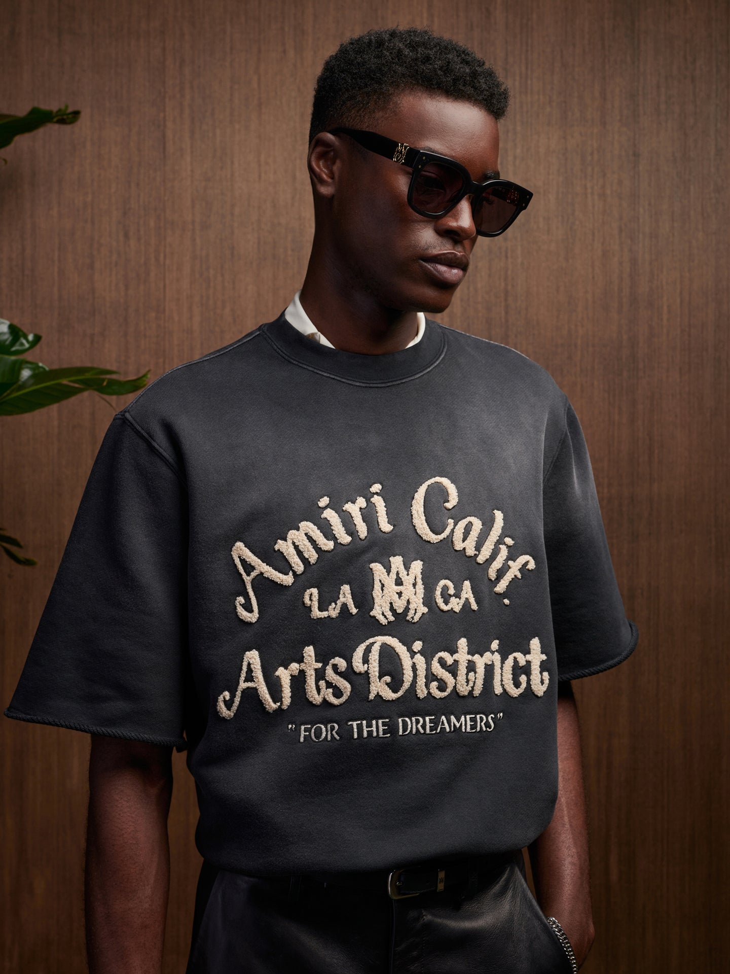 AMIRI ARTS DISTRICT SHORT SLEEVE CREW - Black