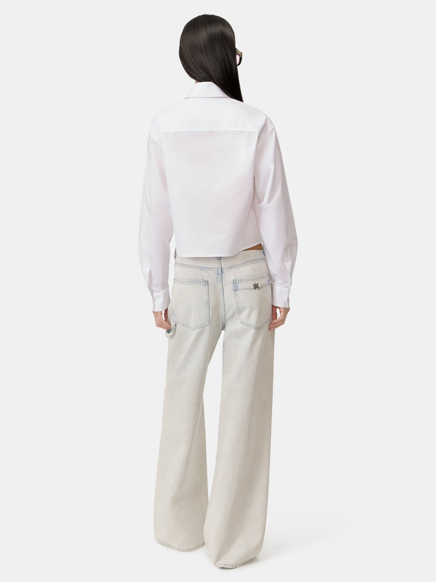 WOMEN - WOMEN'S AMIRI POPLIN SHIRT - Alabaster - AMIRI