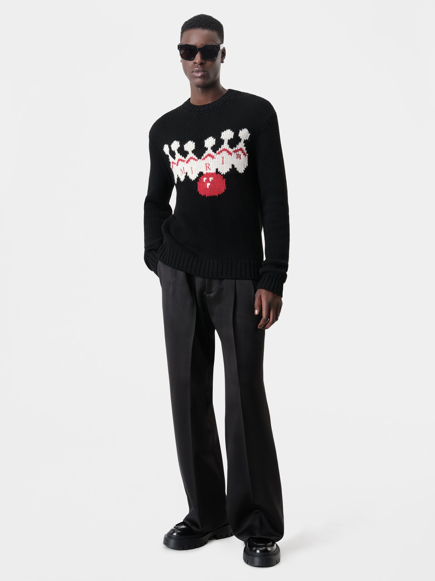 AMIRI BOWLING CREWNECK - Black