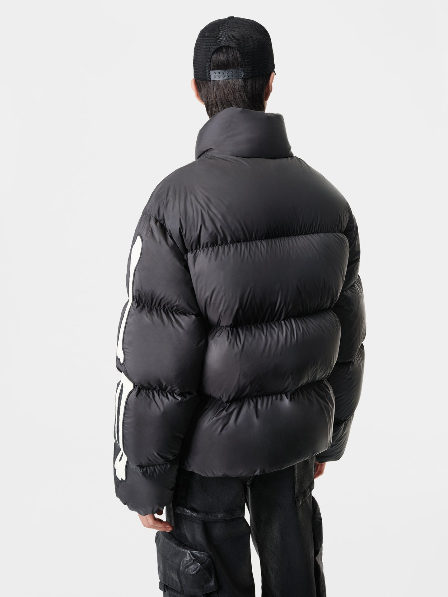 BONES DOWN JACKET - Black