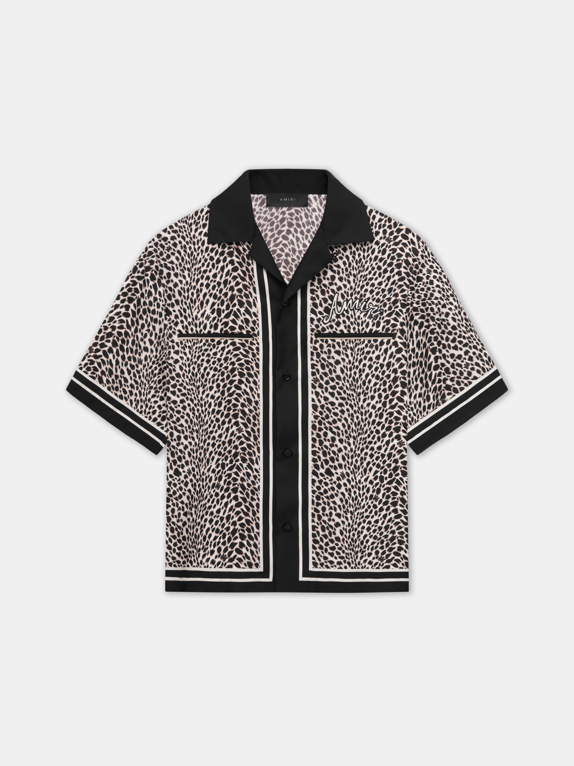 Product MA LEOPARD BOWLING SHIRT - Black Birch featured image