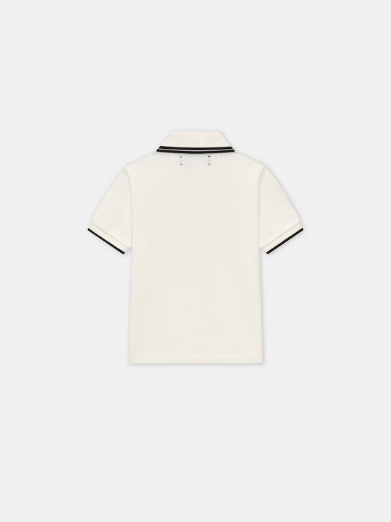 KIDS - KIDS' AMIRI TIGER POLO - Ivory - AMIRI