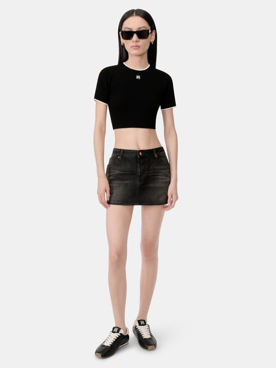 WOMEN - WOMEN'S MA BABY TEE - Black - AMIRI