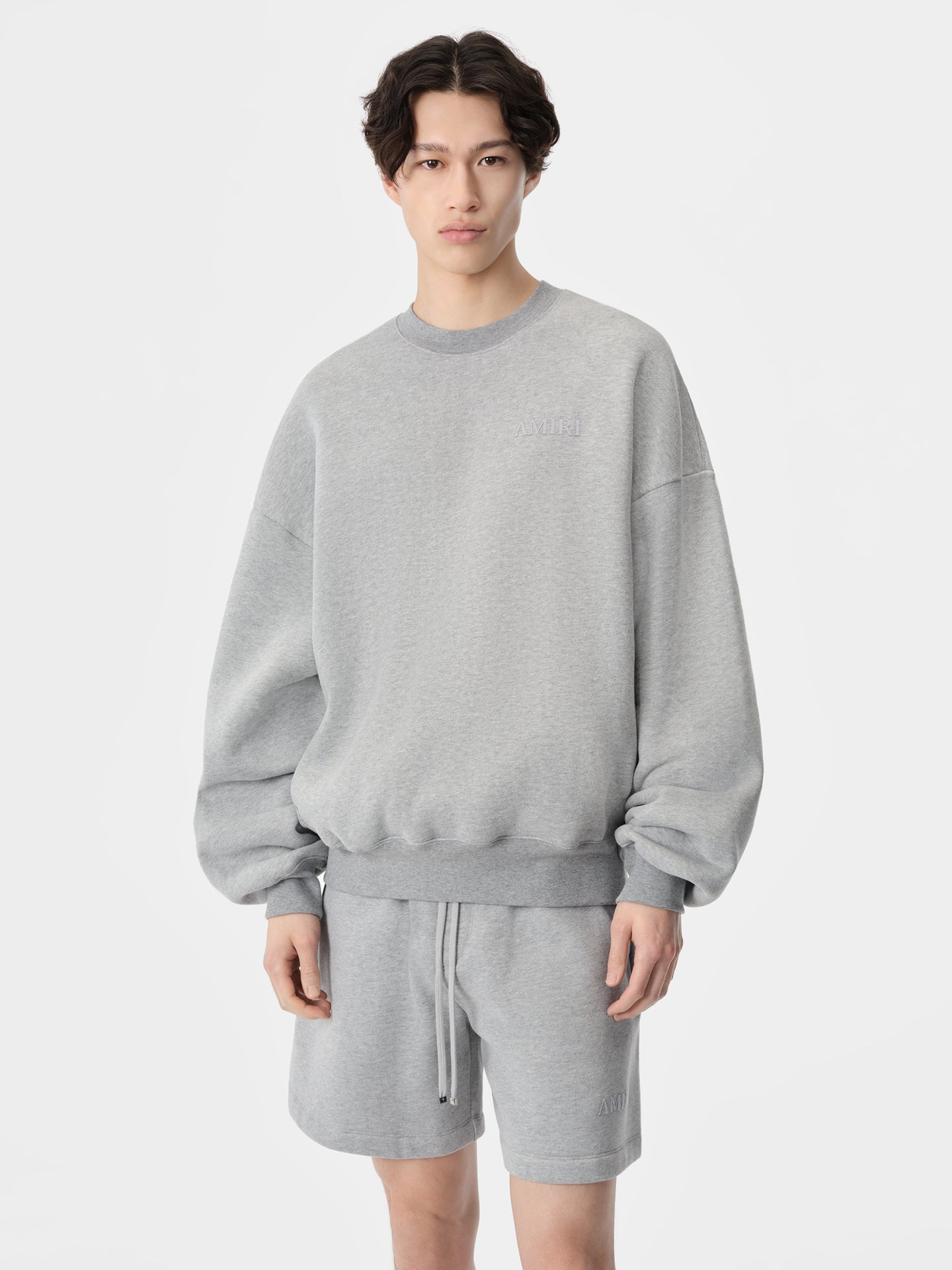 AMIRI OVERSIZED CREW - Grey