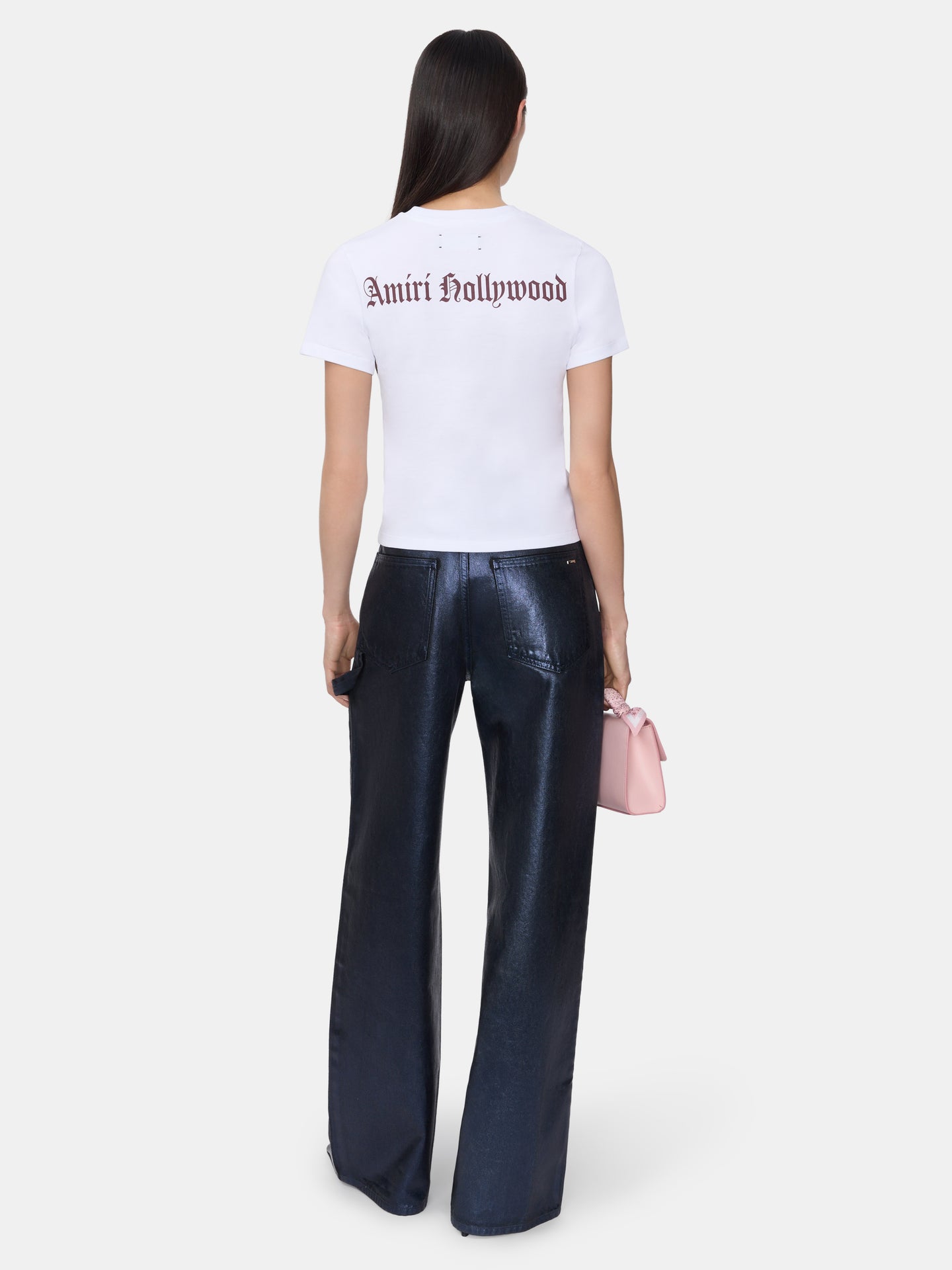 WOMEN - WOMEN'S COATED DENIM CARPENTER - WET SHIMMER - AMIRI
