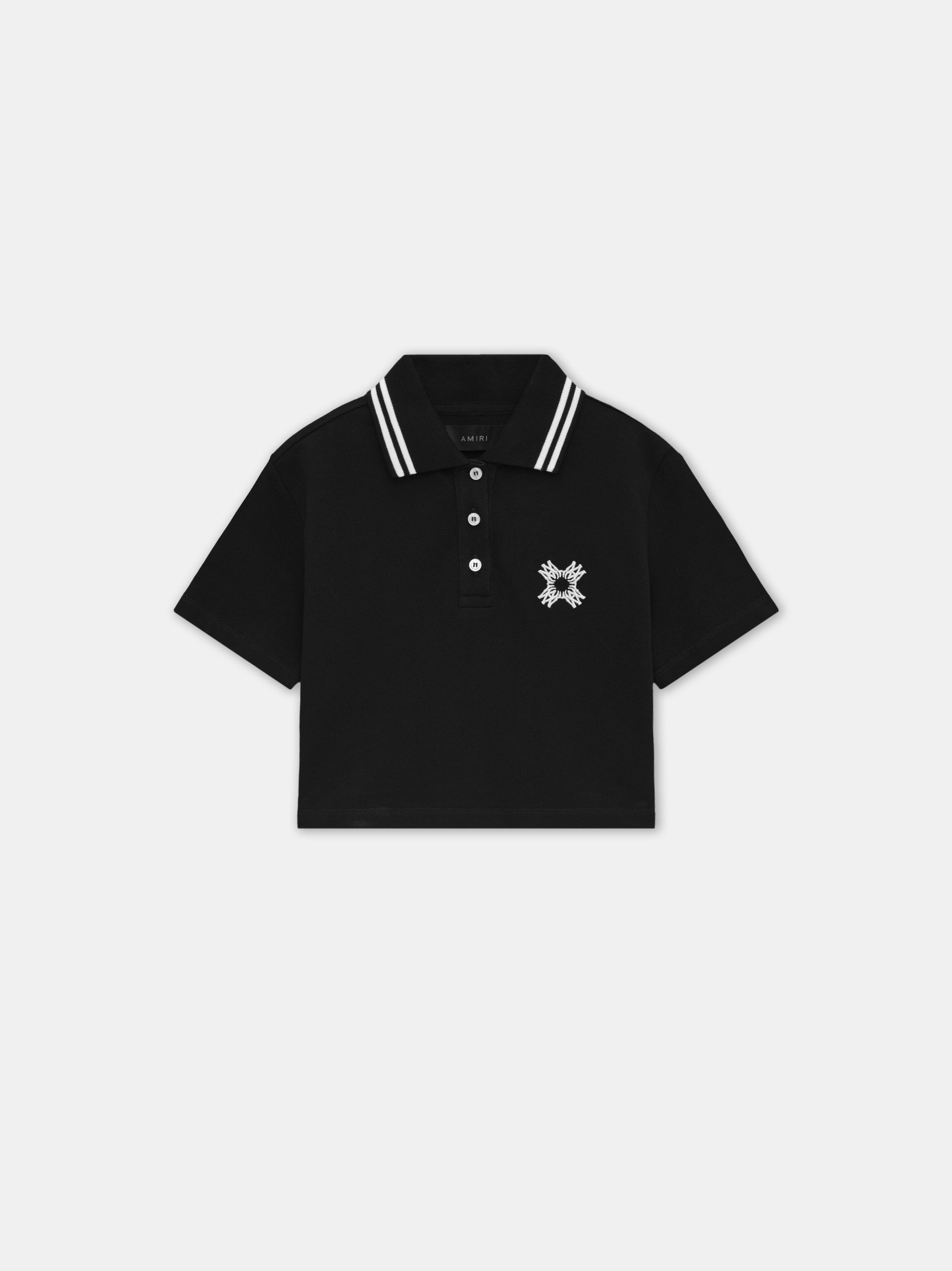 Product WOMEN - WOMEN'S MA QUAD CROPPED POLO - Black featured image