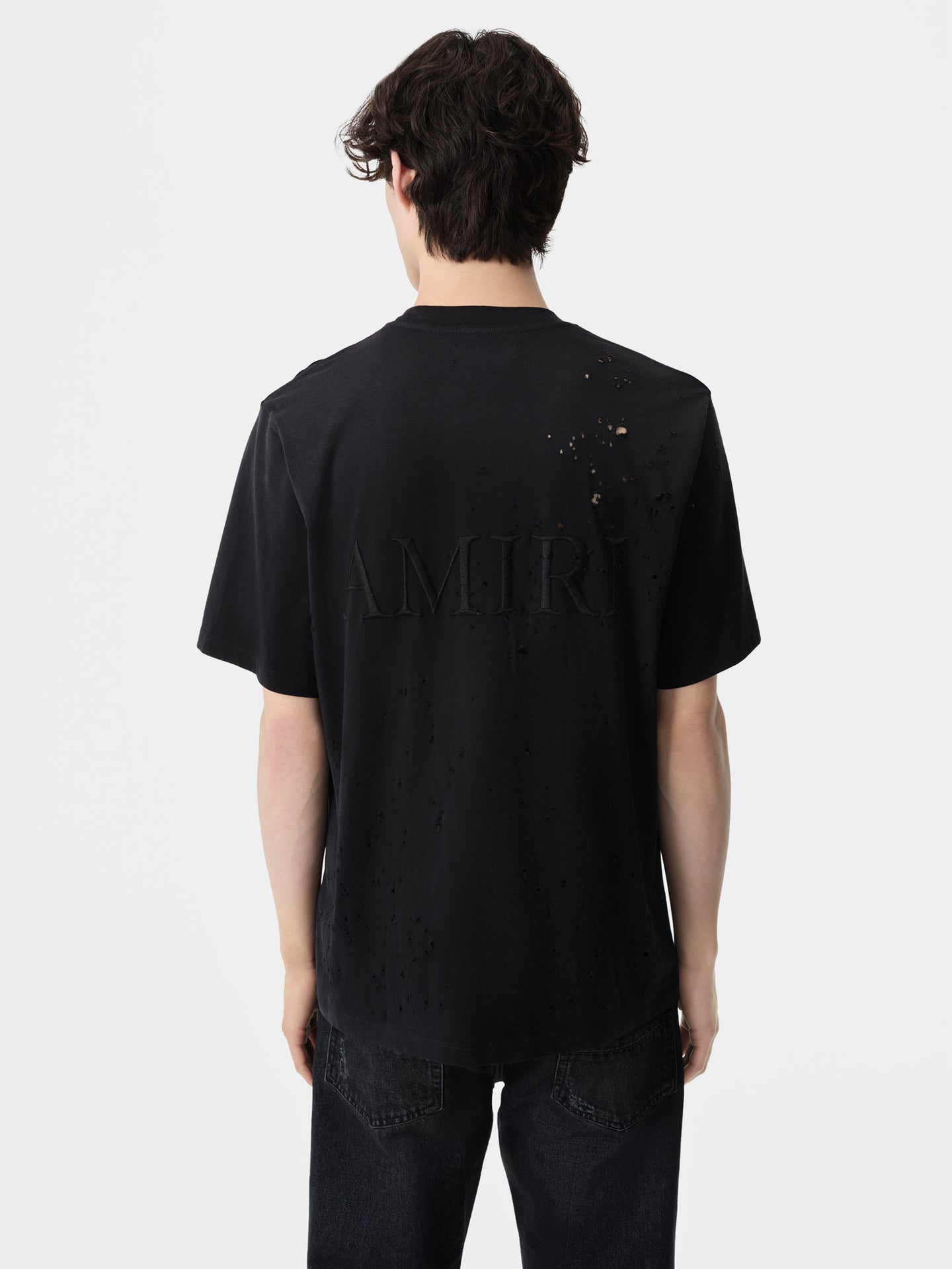 MA SHOTGUN EMBROIDERED TEE - Black