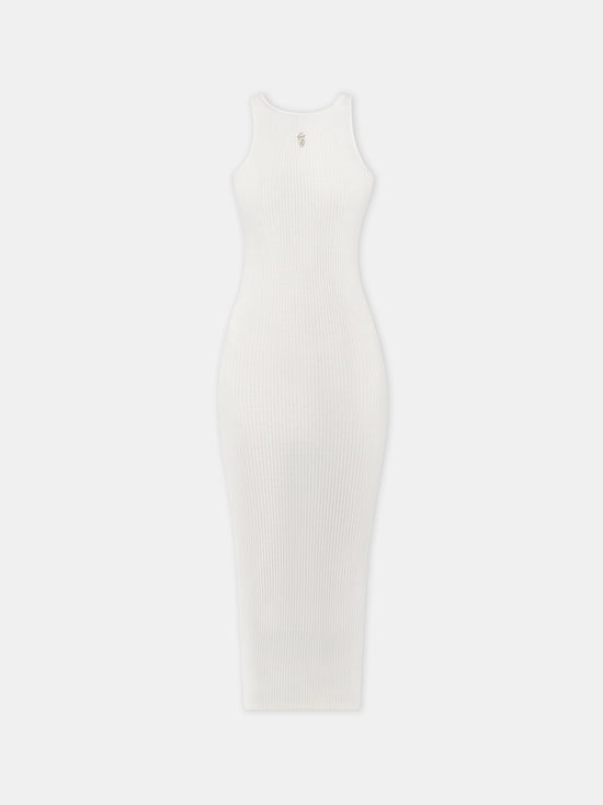 WOMEN - WOMEN'S AMIRI STACKED MAXI DRESS - Alabaster