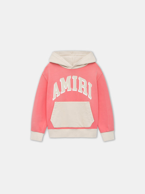 KIDS - KIDS' AMIRI COLLEGIATE HOODIE - Flamingo Pink