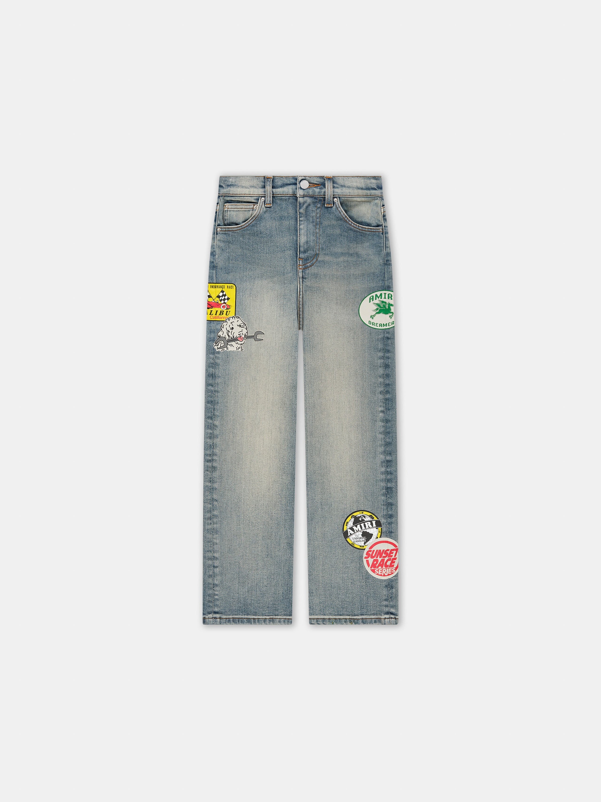 Product KIDS - KIDS' STATION PATCH STRAIGHT JEAN - Antique Indigo featured image
