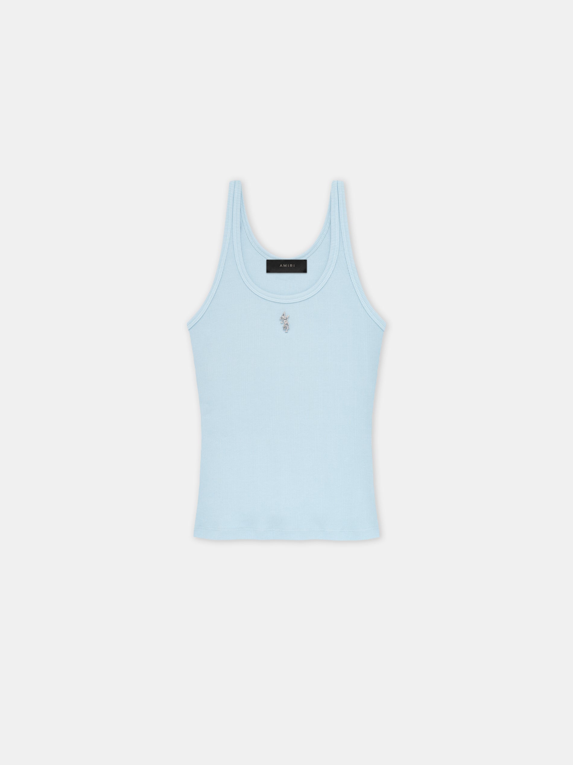 Product WOMEN - WOMEN'S AMIRI STACKED RIBBED TANK - Cerulean featured image