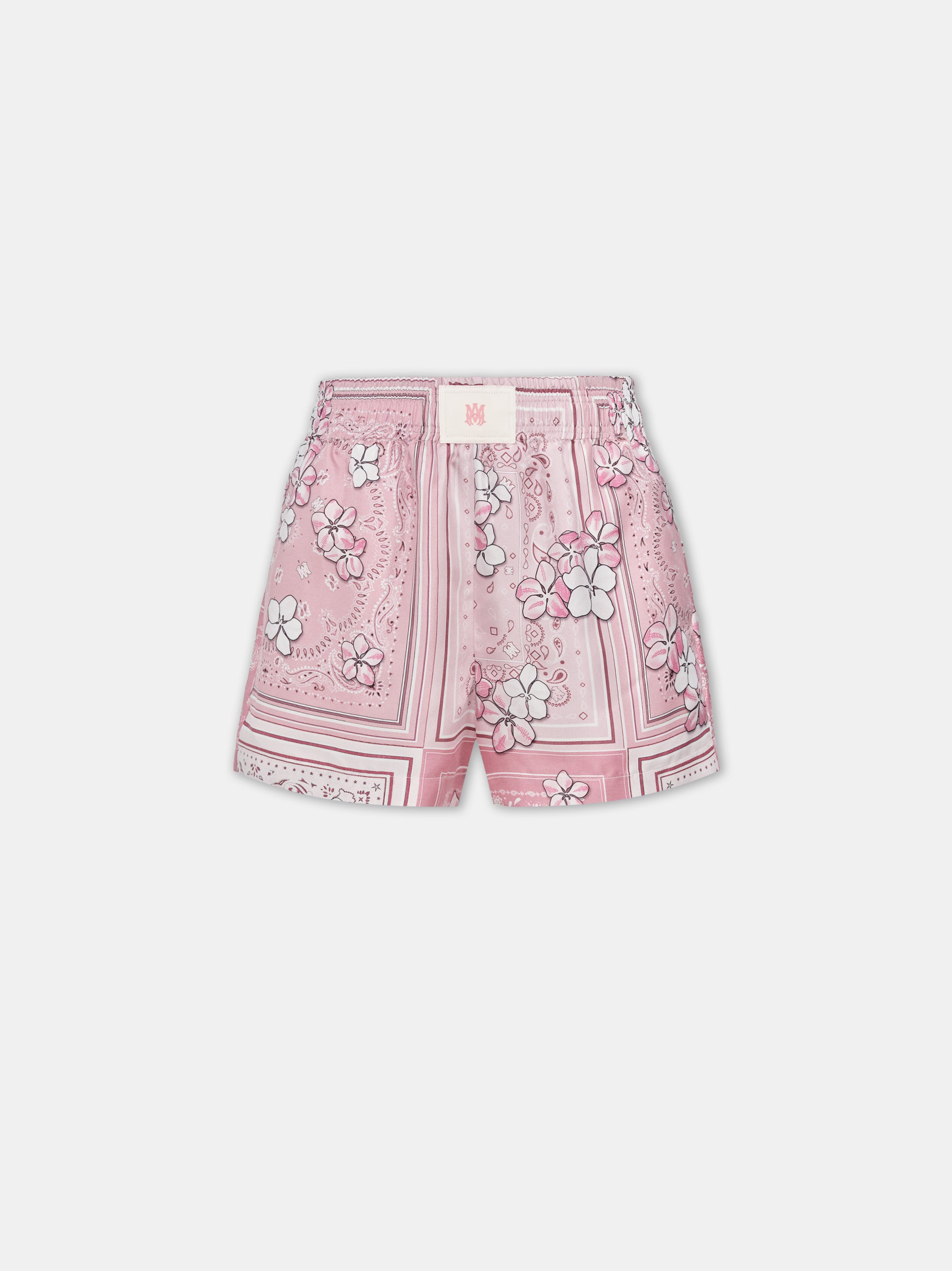 Product WOMEN - WOMEN'S FLORAL BANDANA BOXER SHORT - Flamingo Pink featured image