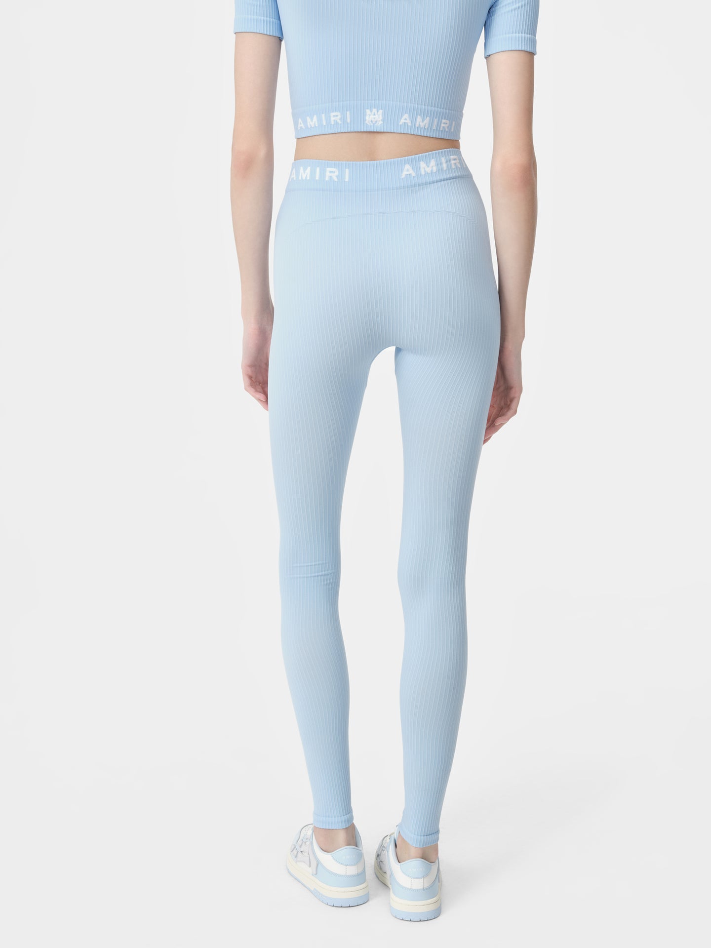 WOMEN - WOMEN'S MA RIBBED SEAMLESS LEGGING - Cerulean